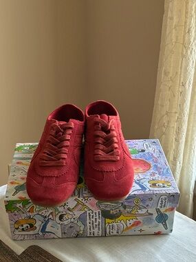 Jeffrey Campbell Red Suede Women's Sneakers
